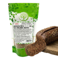 Chleb KETO mieszanka do wypieku 300g- opakowanie plus chleb obok jako zdjęcie poglądowe