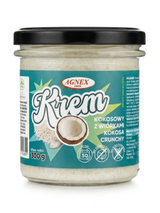 Krem kokosowy z wiórkami kokosa crunch 300g 