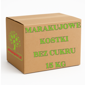 Marakujowe kostki bez cukru 15kg HURT
