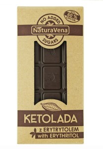 KETOLADA - CZEKOLADA GORZKA 60 % 100g