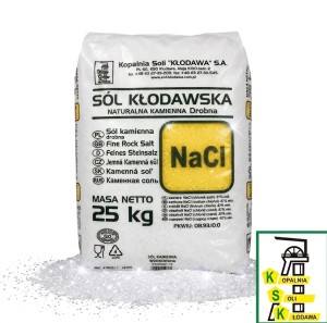 Sól kłodawska kamienna spożywcza 25 kg HURT 