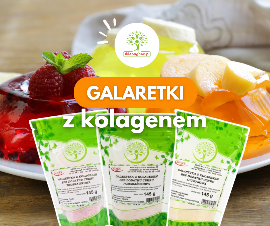 Galaretka z kolagenem bez dodatku cukru – lekki deser w kilku wyjątkowych smakach
